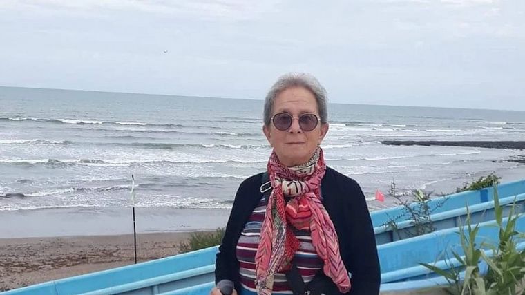 Silvia Mikanoski hablaba con su hijo por teléfono cuando ocurrió el ataque.