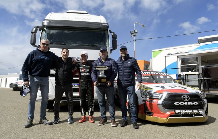 FOTO: Cadena3 en el Gran Premio Iveco con el ganador Mariano Werner.