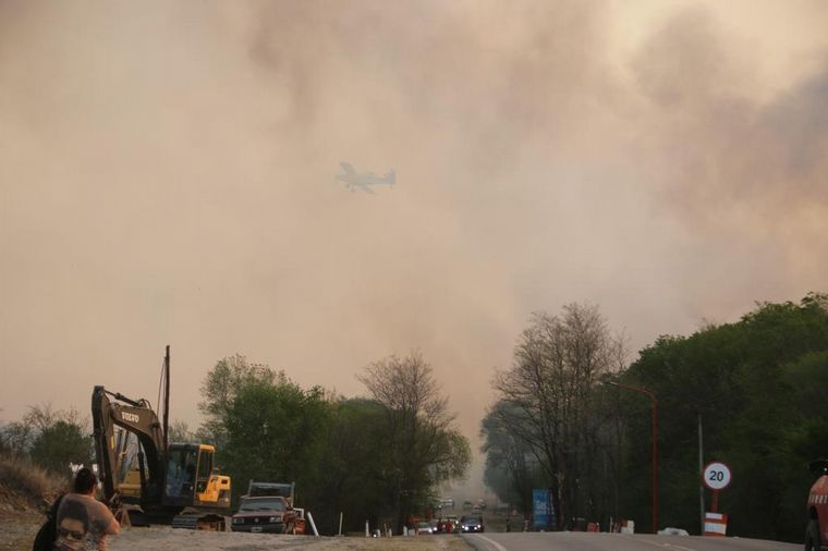Los vecinos se autoevacuaron en la zona de Icho Cruz.
