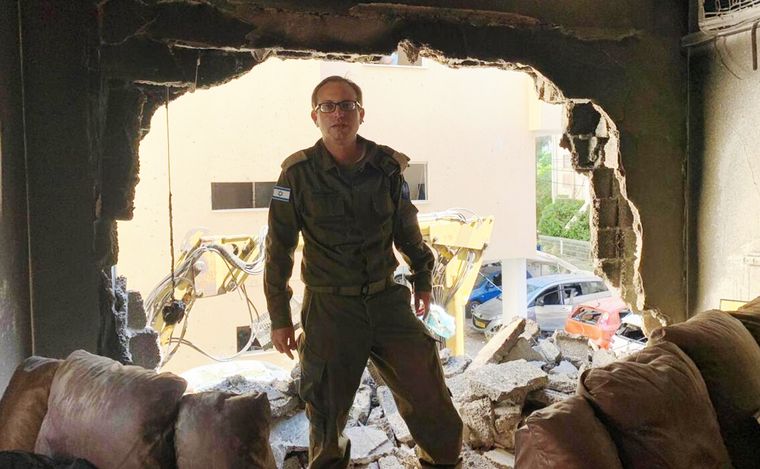 FOTO: Roni Kaplan, vocero del ejército de Israel.