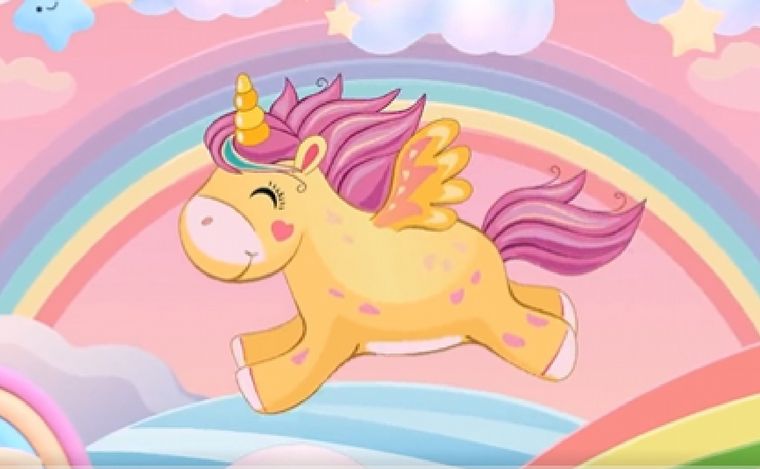 El video cuenta con una estética infantil.