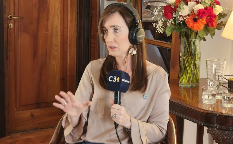 Victoria Villarruel habla con Cadena 3.