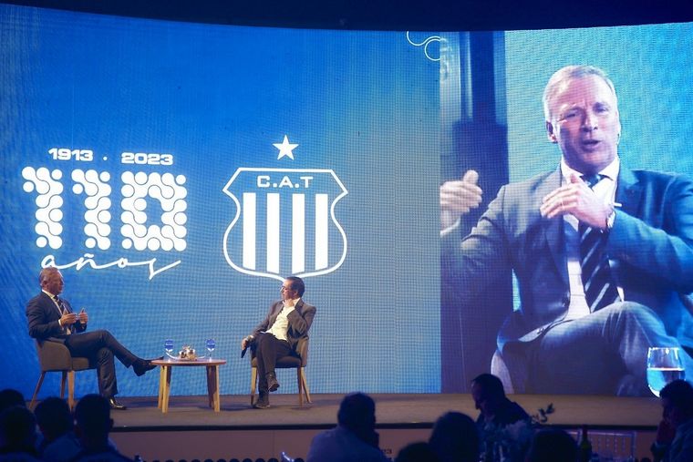 Andrés Fassi, presidente de Talleres, en el festejo por los 110 años del club.
