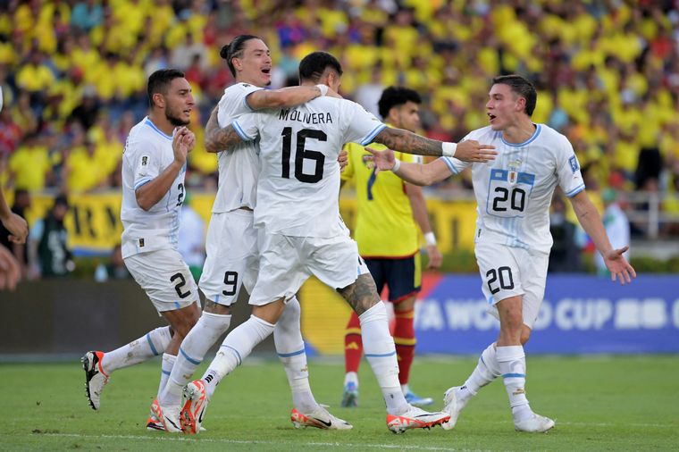 FOTO: Uruguay consiguió un empate ante Colombia. (Foto:@CONMEBOL)