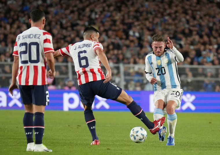 Alexis Mac Allister fue la figura de la selección. 