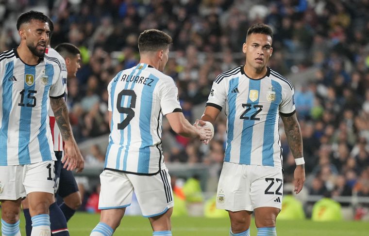 Julián y Lautaro fueron muy importantes en el primer tiempo.