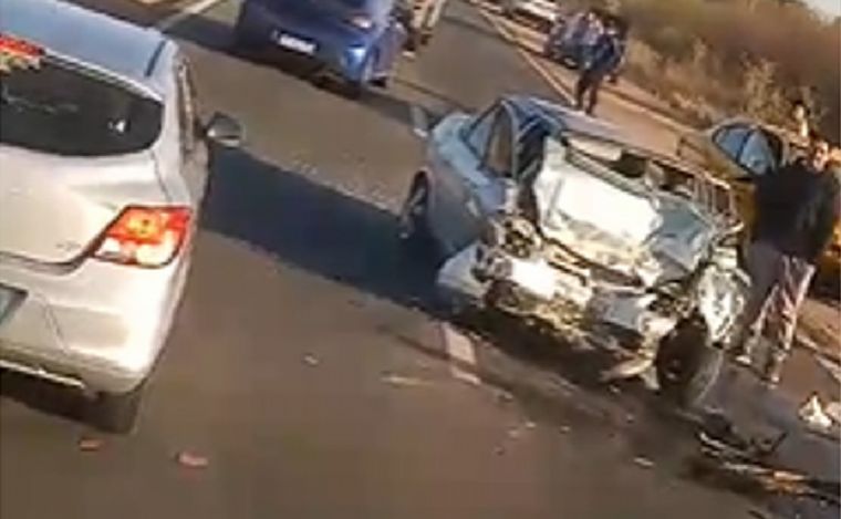 FOTO: Choque fatal en la ruta 60 entre San José de las Salinas y Quilino.