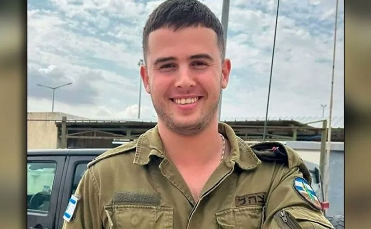 FOTO: Ron Sherman, el sobrino de León Gieco que es militar en Israel.