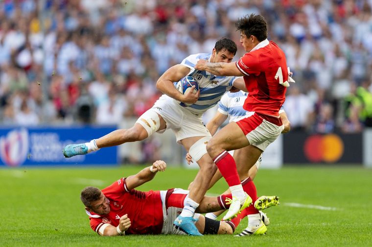 FOTO: Argentina y Gales por cuartos de final. (Foto:UAR / World Rugby)
