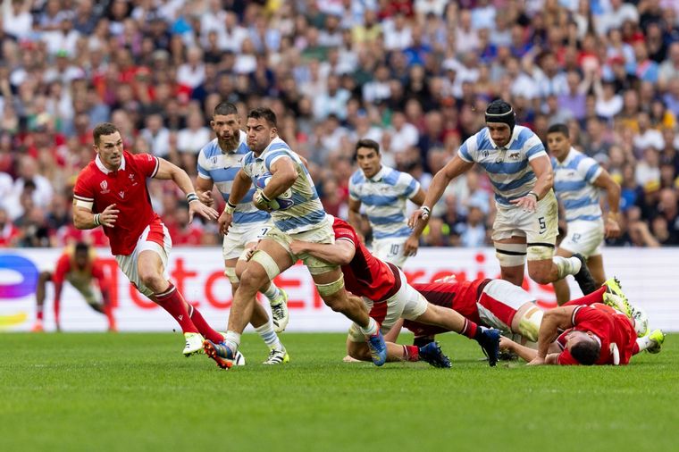 Argentina y Gales por cuartos de final. (Foto: UAR / Rugby Union)
