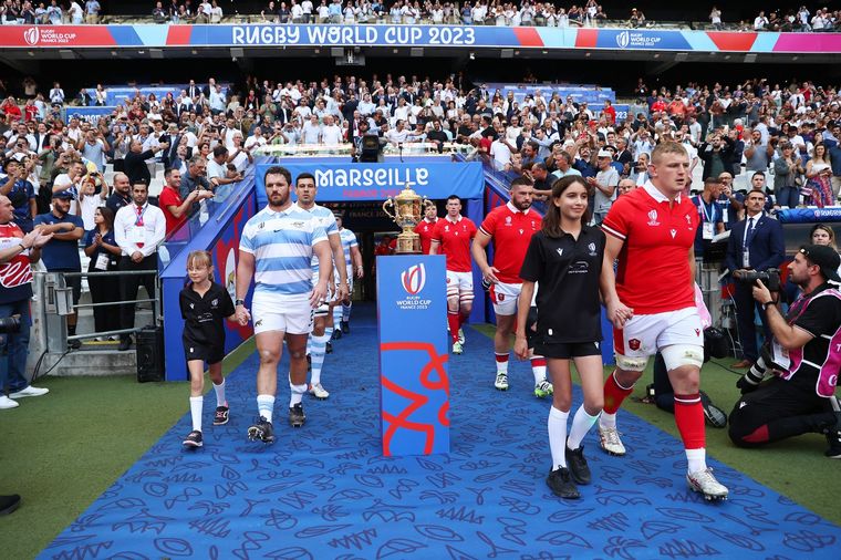 FOTO: Argentina y Gales por cuartos de final. (Foto: UAR / Rugby Union)
