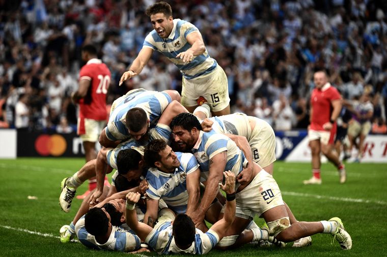 Los Pumas fueron pura garra y corazón. 