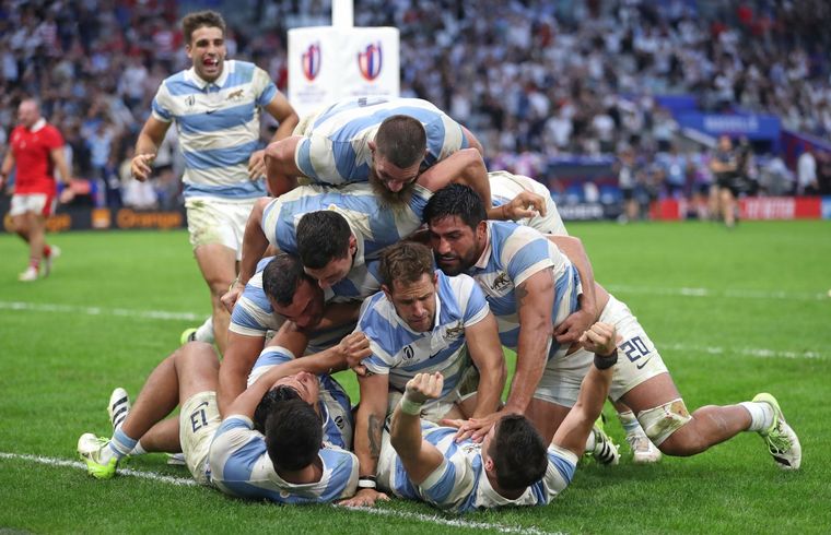 Los Pumas vencieron a Gales y son semifinalistas. (Foto: UAR / Rugby Union)