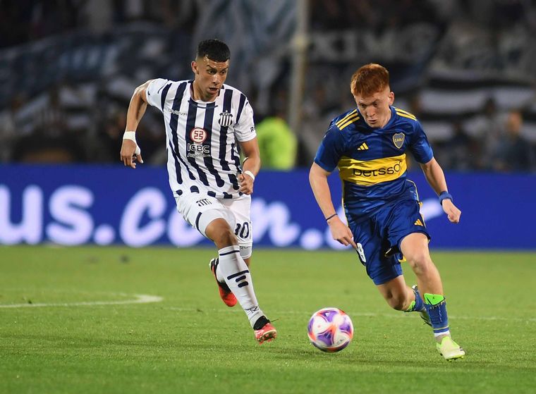 Valentín Barco fue la gran figura del encuentro entre Talleres y Boca.