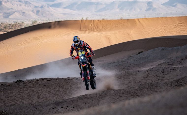 Toby Price y su KTM llegaron a la punta y por ahora, son campeones