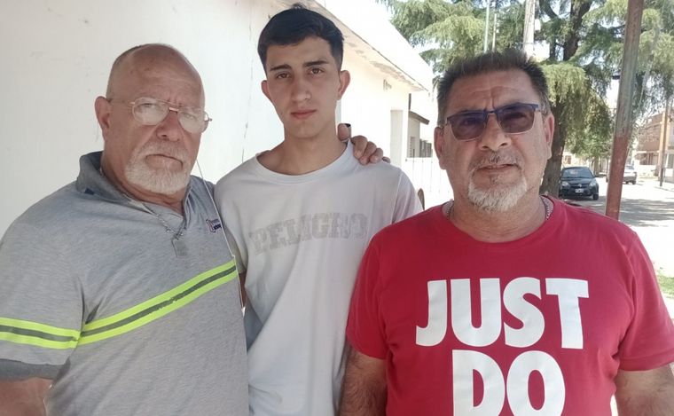 Eduardo, Jhonatan y Fabián.