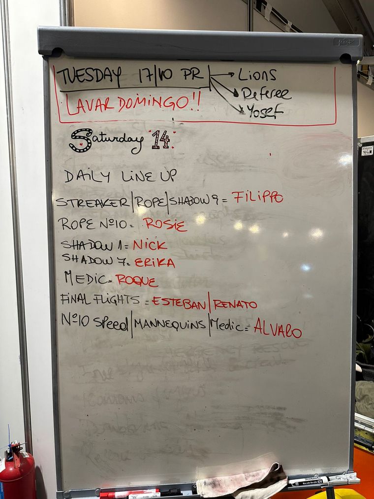 El detrás de escena del Cirque Du Solei Messi10