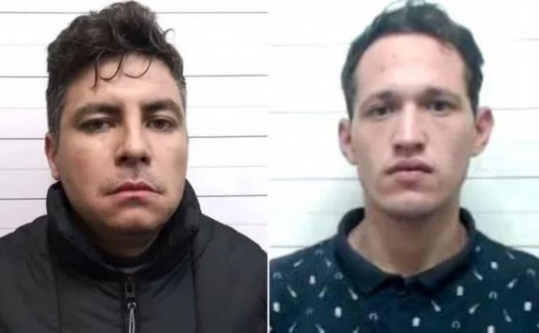 FOTO: Eduardo Apablaza Runial (31) y Rodrigo Nahuel Ovejero (22).