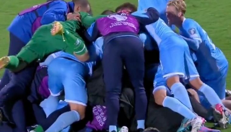 Alocado festejo: el gol de San Marino que cortó una sequía de casi un año