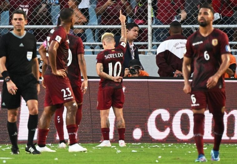 "La Vinotinto" ganó con un Soteldo fenomenal (Foto: Invictos)