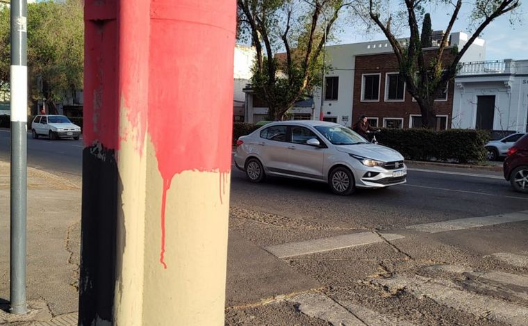 Seis detenidos por pintadas de Newell’s en inmediaciones al estadio