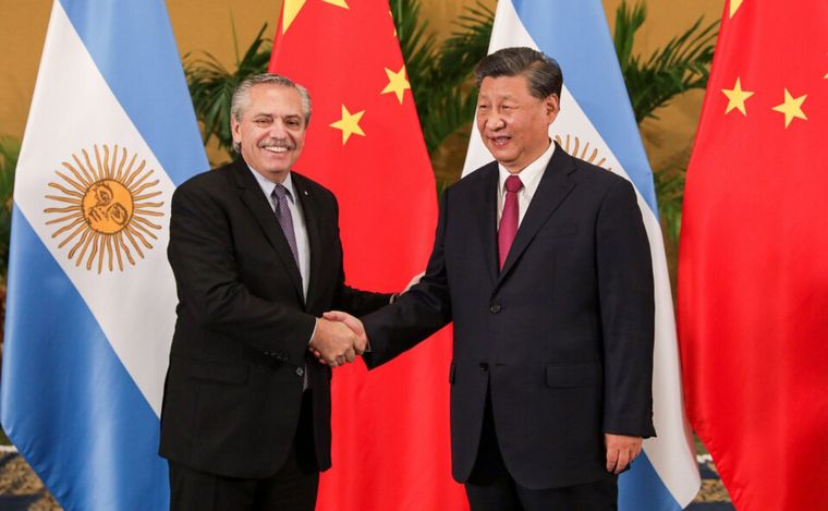 Alberto Fernández se reunió con Xi Jinping en China.