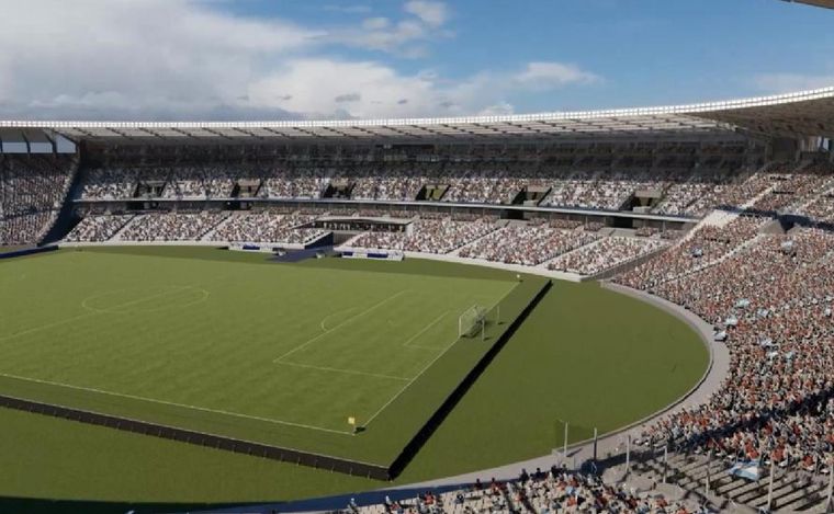 FOTO: Así quedaría el Estadio Kempes luego de las reformas. (Foto: Gob. de Córdoba)