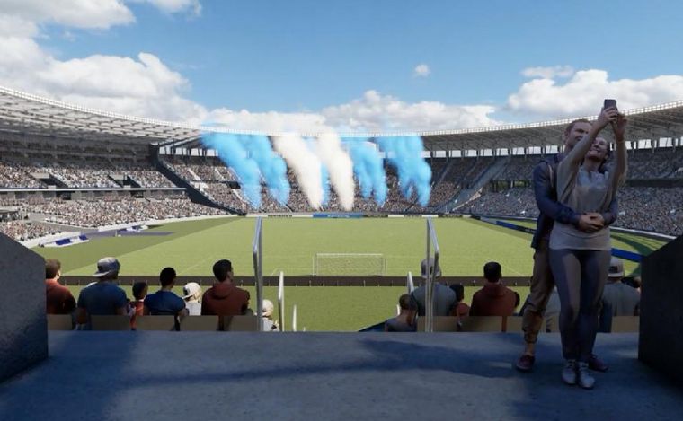 Así quedaría el Estadio Kempes luego de las reformas. (Foto: Gob. de Córdoba)