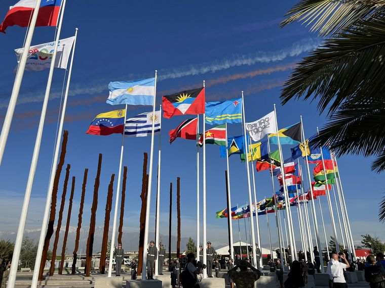 Santiago de Chile se prepara para los Panamericanos (Foto: @PrensaCOA)