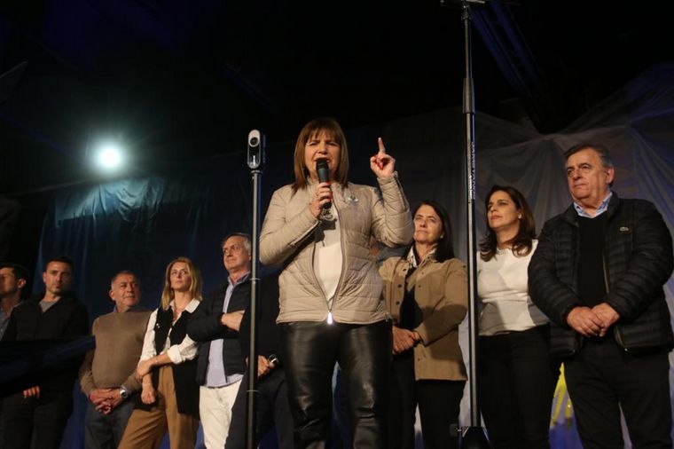 Patricia Bullrich, en la ciudad de Río Cuarto.