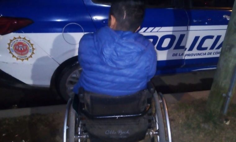FOTO: El ladrón en silla de ruedas fue detenido nuevamente en Córdoba (Foto: archivo)