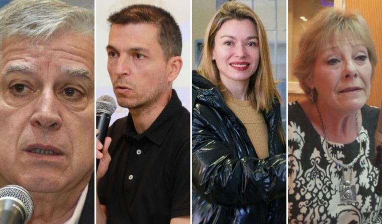 Carlos Gutiérrez, Luis Picat, Gabriela Estévez y Liliana Olivero. 