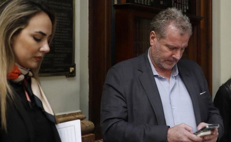 Gerardo Milman y Carolina Gómez Mónaco, secretaria del funcionario.