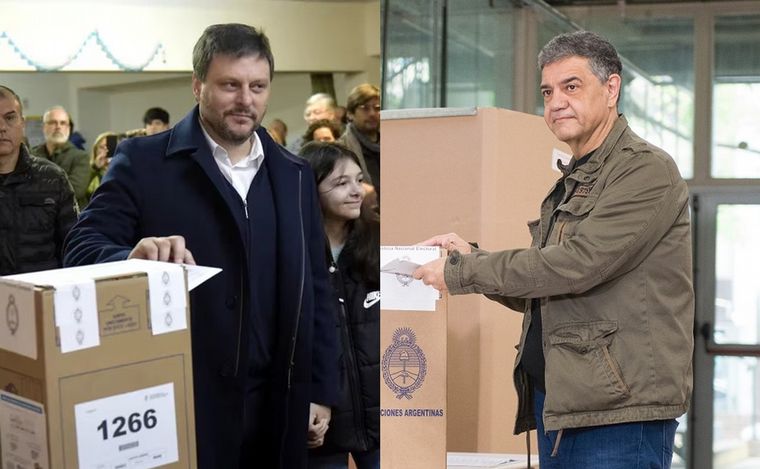 FOTO: Jorge Macri y Leandro Santoro serían los más votados