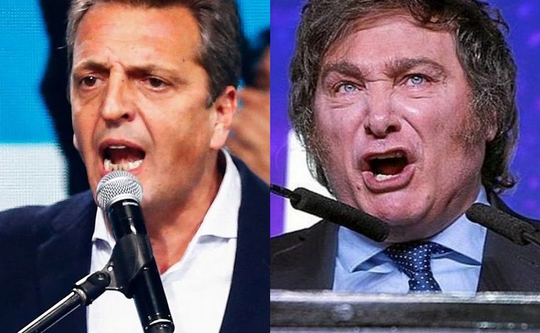 Massa y Milei irán a segunda vuelta.