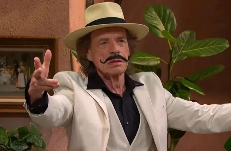 FOTO: Jagger brilló en uno de los programas más emblemáticos de la tv yanqui.