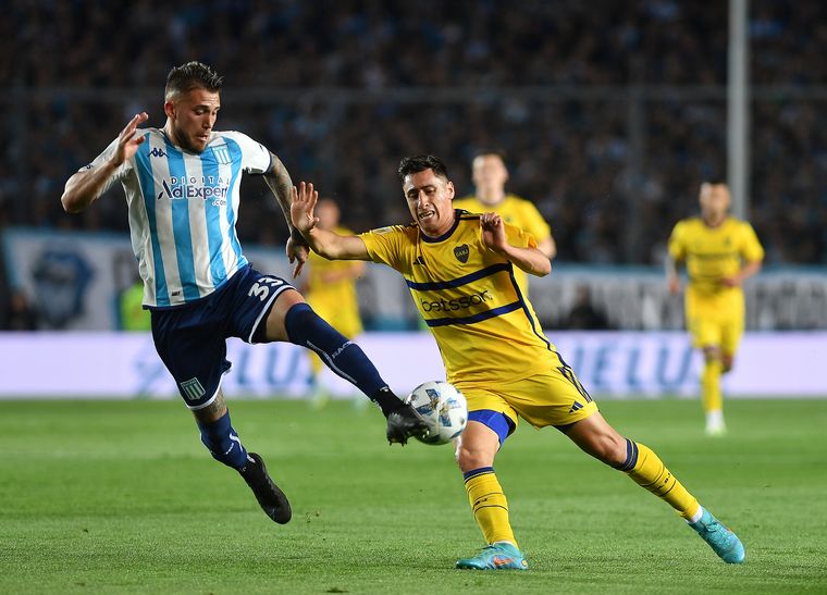 Boca-Racing, un duelo clásico. 