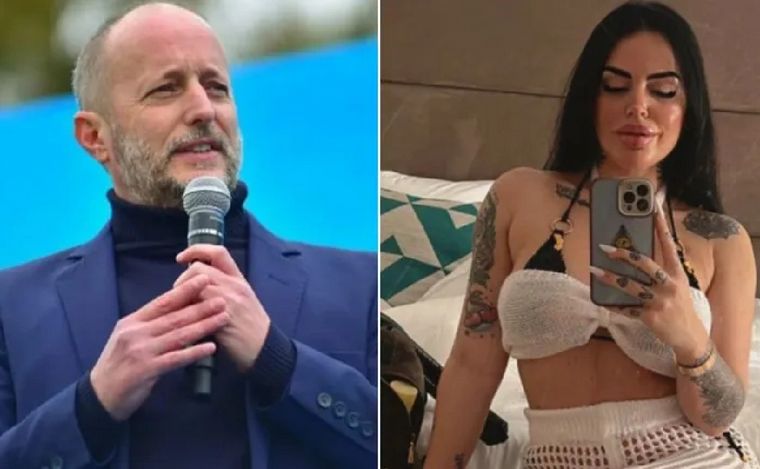 Martín Insaurralde y Sofía Clerici.