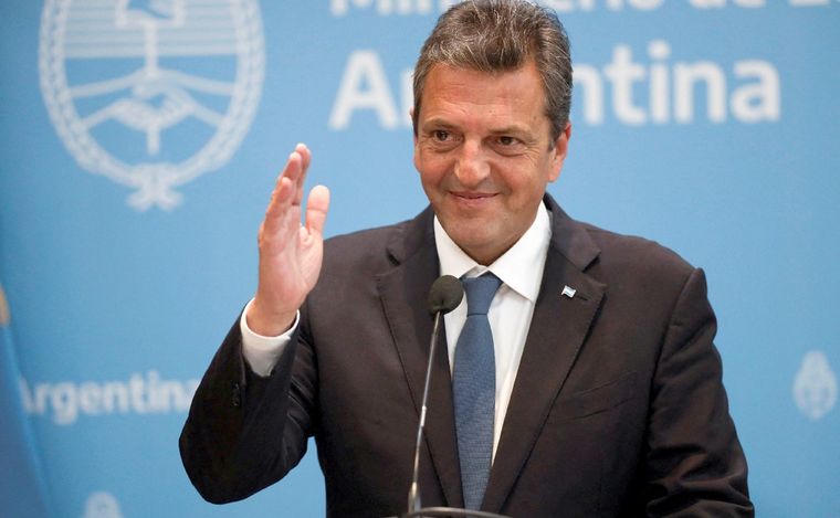 Sergio Massa, candidato oficialista a la presidencia.