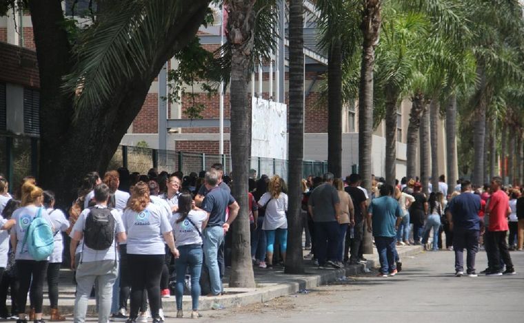 3.500 personas fueron a la asamblea del Soelsac. (Foto: Daniel Cáceres/Cadena 3)