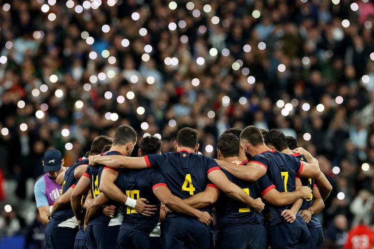 FOTO: Los Pumas en el Stade de France. (@rugbyworldcup)
