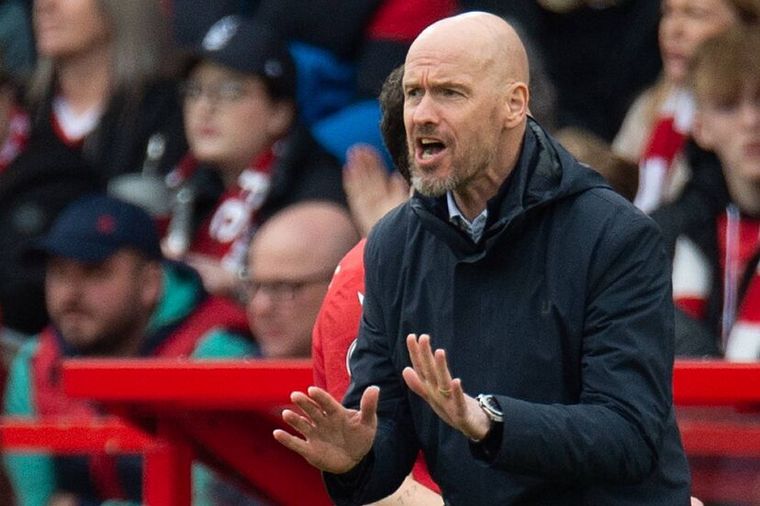 Erik Ten Hag, entrenador de Manchester United. (Foto: Marca)
