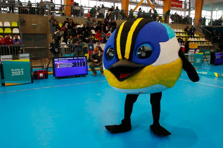 FOTO: Fiu, la mascota oficial de los Juegos que causa furor en Santiago 