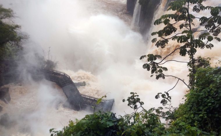El Parque Nacional Iguazú reabre tras la histórica crecida.