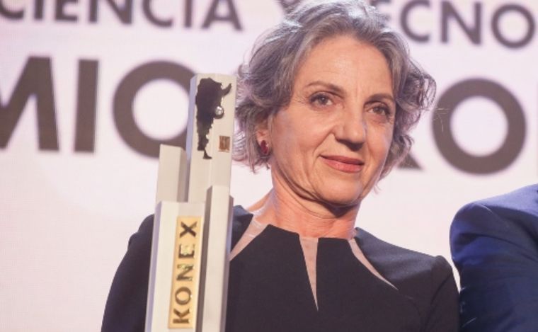 Sandra Díaz, la científica cordobesa del Conicet premiada con el Konex de Brillante.
