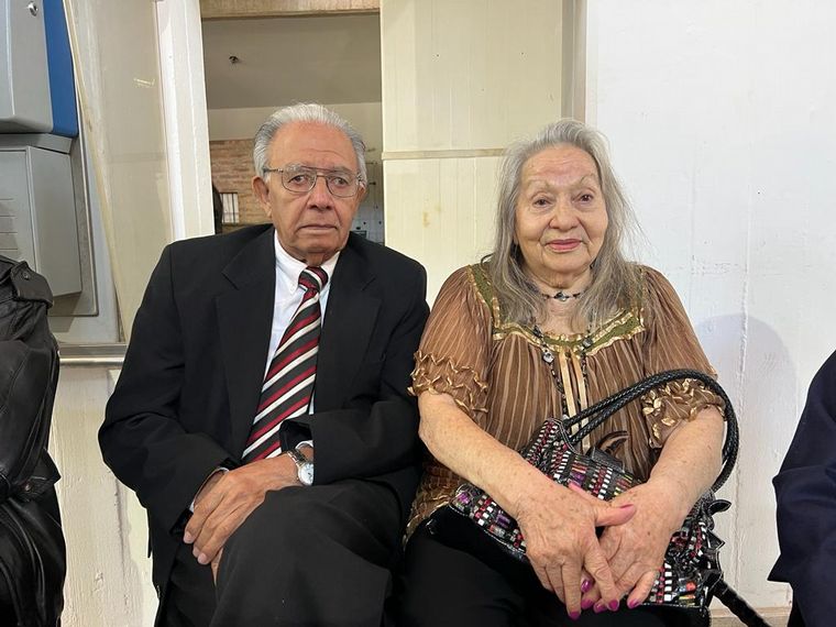 Hugo y Lilia se casaron tras 49 años juntos.