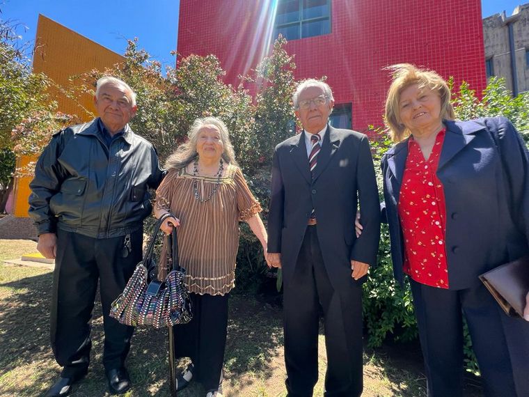 Hugo y Lilia se casaron tras 49 años juntos.