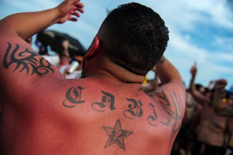 El banderazo de Boca en Copacabana