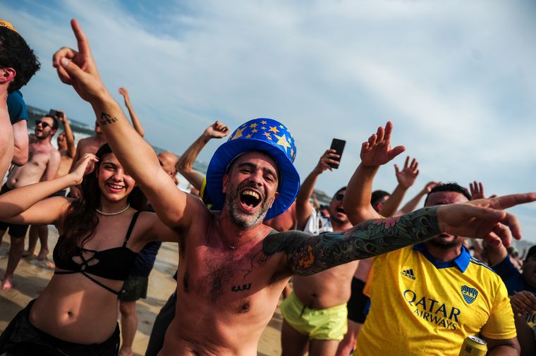 El banderazo de Boca en Copacabana