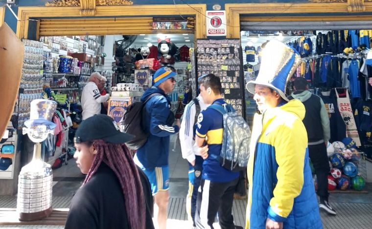 Copa Libertadores: Así se vive la previa de la final en La Boca.